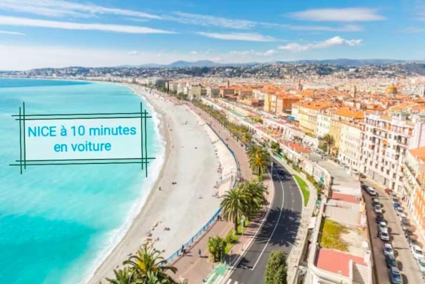 Cote D'Azur Joli Studio 50M Plage, Climatisation , Parking. Villeneuve-Loubet Eksteriør bilde
